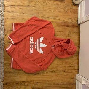Adidas cropped hoodie w